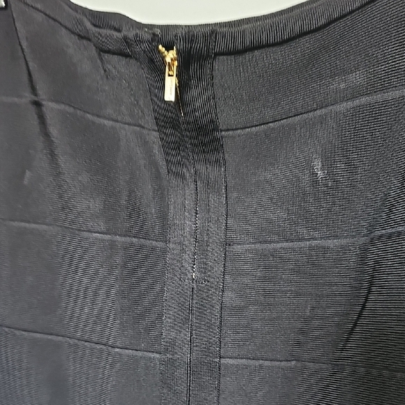 Calvin Klein NWT PXL Black Bodycon Bandage Knee-Length Pencil Skirt for Work - Picture 4 of 8